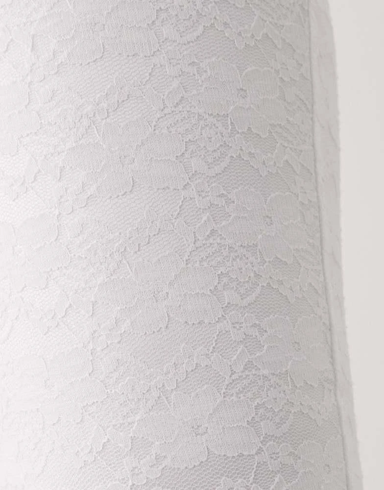 Amy Lynn Amy Lynn lace capri pants in white 5