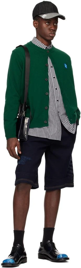 ADER error Black & White Significant Check Shirt 4