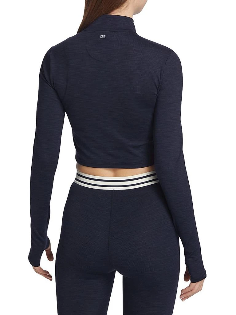 Splits59 Stevie Active Half-Zip Crop Top 5