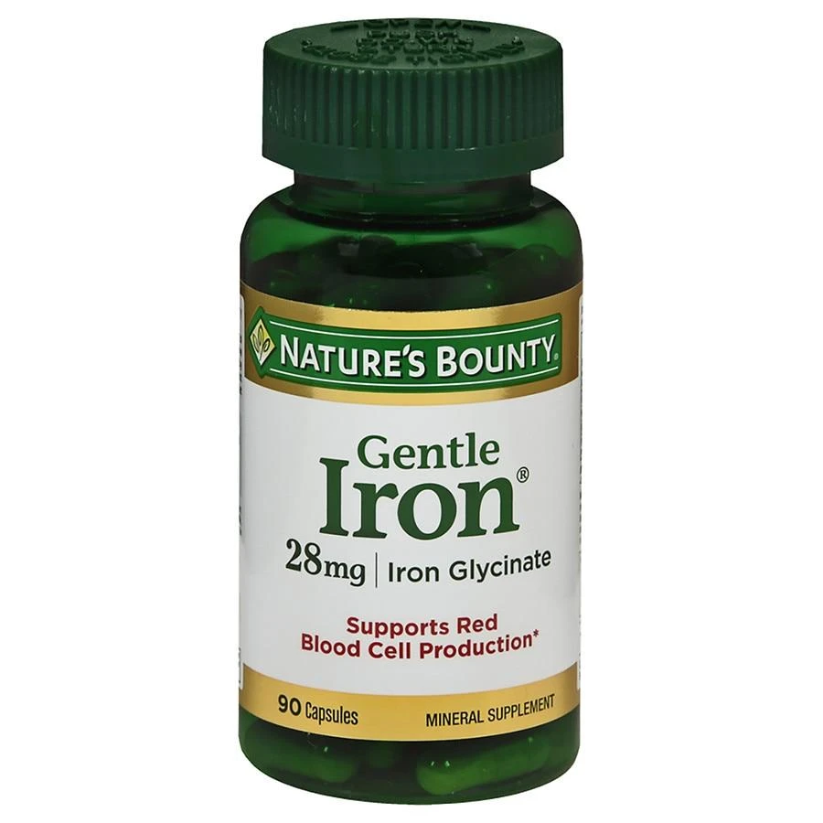Nature's Bounty Gentle Iron, 28mg, Capsules 1