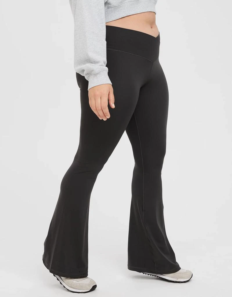 OFFLINE OFFLINE By Aerie Real Me High Waisted Crossover Flare Legging 4
