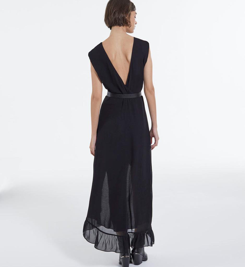 THE KOOPLES Long Semi-sheer Dress