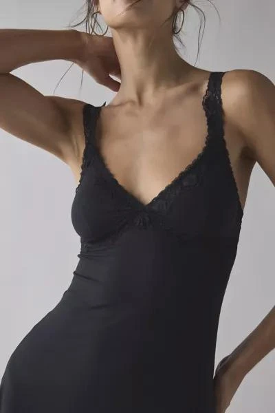 Out From Under Out From Under Soft Touch Lace Trim Slip 3