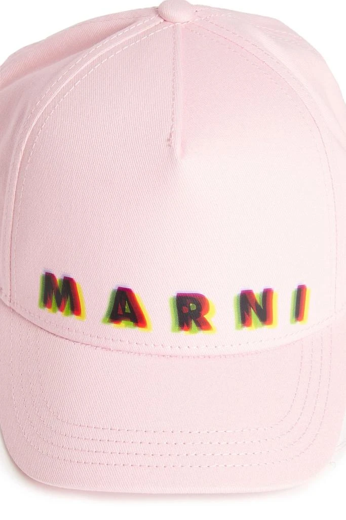 Marni Marni Kids Logo Printed Baseball Cap 3