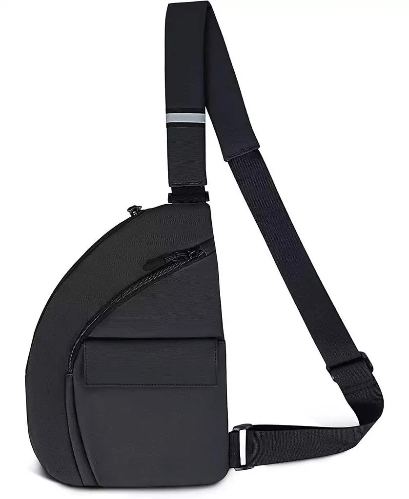 Urbanmax Anti Theft Travel Bag, Crossbody Bags Chest Sling Bag Purses for Women Men Black Right 1