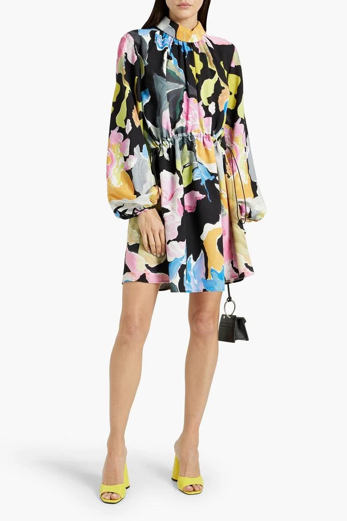 Stine Goya Rikke printed crepe mini dress 2