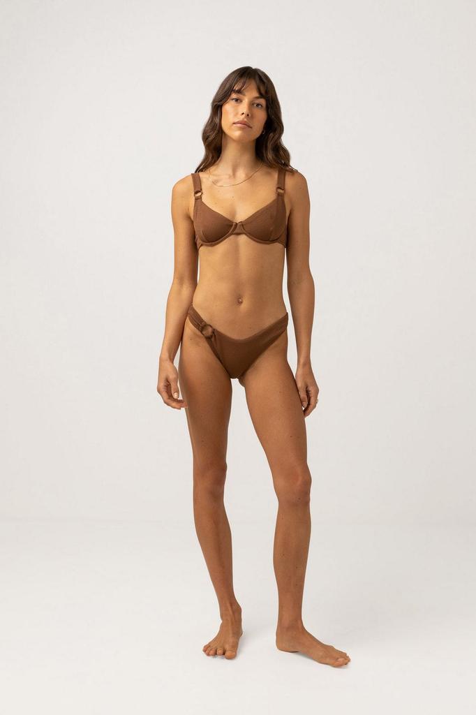 Rhythm Rhythm - Bas De Maillot Avoca Ring - Chocolate - Femme