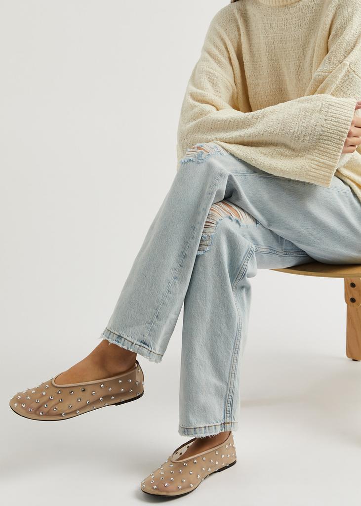 【KHAITE】メッシュクリスタル マーシーバレエフラット 0400018372643_BEIGE?wid=600&