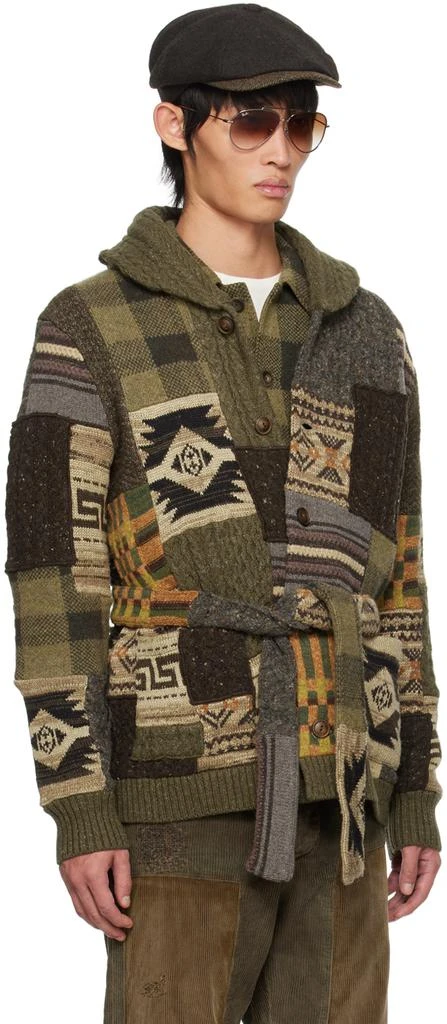 RRL Khaki Ranch Cardigan 2