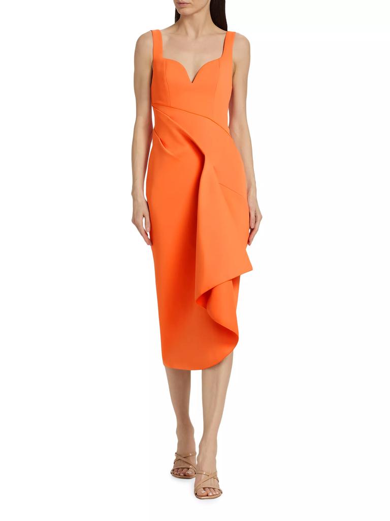 Acler Gowrie Draped Midi-Dress