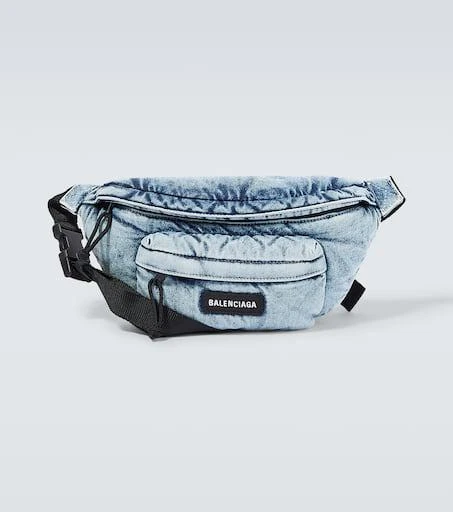 Balenciaga Explorer denim belt bag