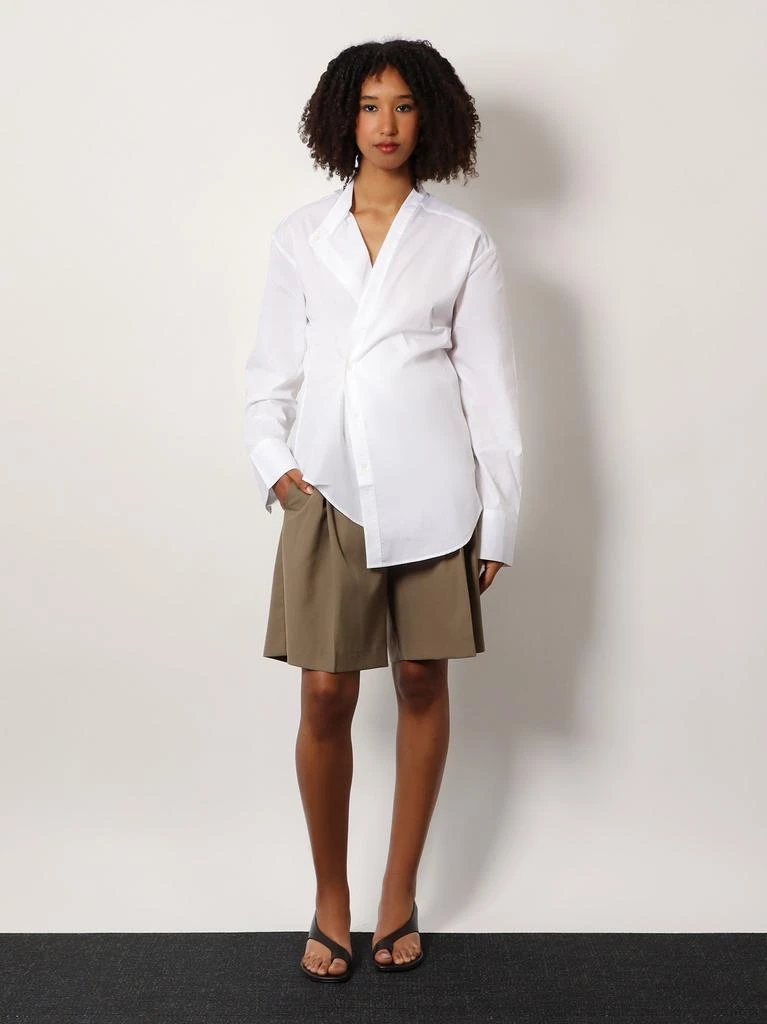 Rohe Cotton shirt with overlapping collar 2