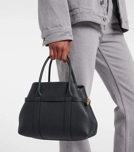 Loro Piana Ghiera Small leather tote bag 2