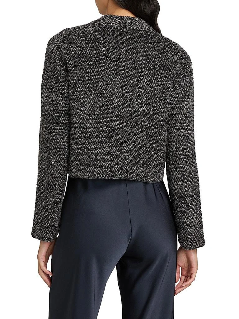 Vince Herringbone Textured Cardi Jacket 5