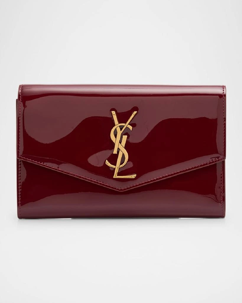 Yves Saint Laurent YSL Wallet on Chain in Patent Leather 1