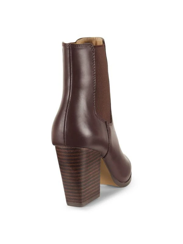 Saks Fifth Avenue Sloane 83MM Point Toe Leather Ankle Boots 3