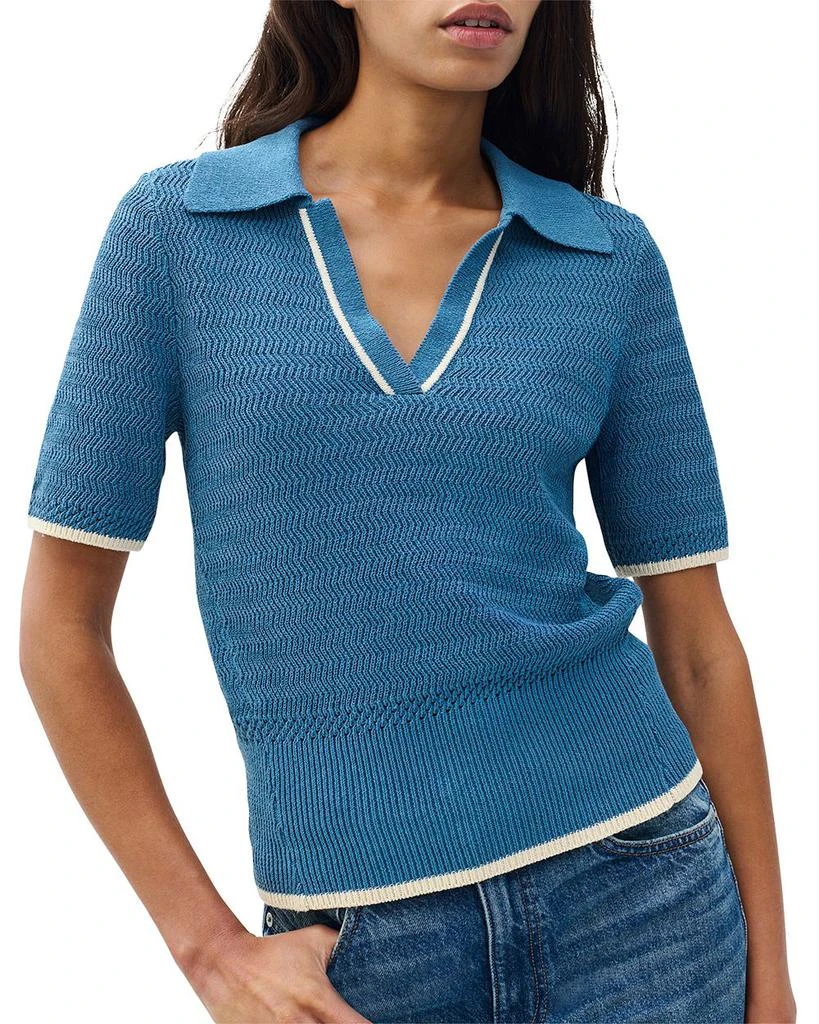 Rag 
Bone Costi Short Sleeve Polo 1