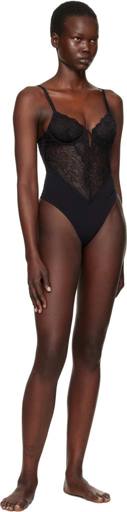 Fleur du Mal Black Bianca Lace Bodysuit 4