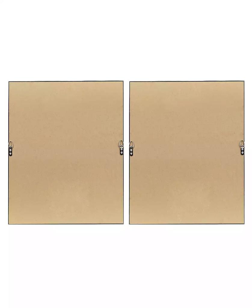 Martha Stewart Moving Midas Abstract Foil Framed Canvas Set, 2 Piece