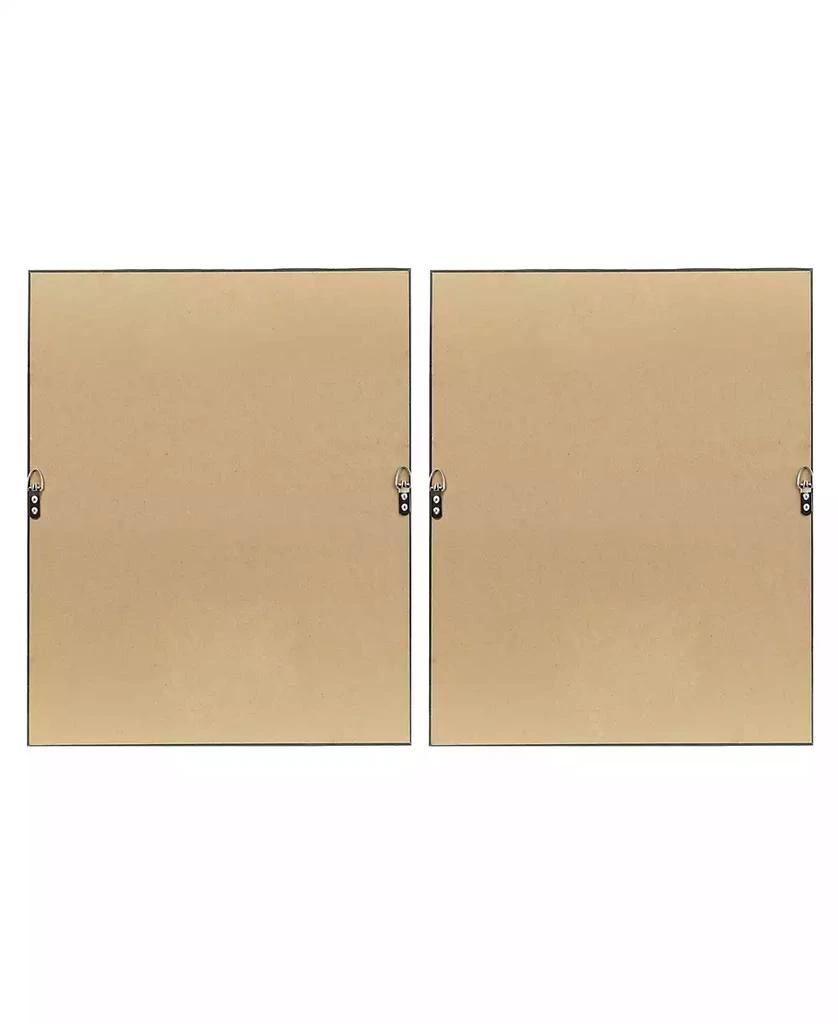 Martha Stewart Moving Midas Abstract Foil Framed Canvas Set, 2 Piece 2