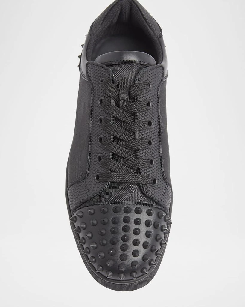 Christian Louboutin Men's Seavaste 2 Jacquard Low-Top Sneakers 5