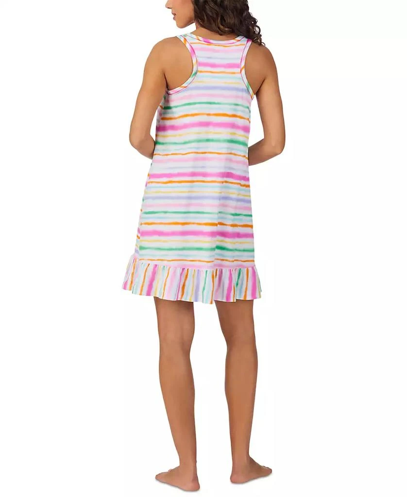 Cuddl Duds Women's Sleeveless Ruffled-Hem Chemise 2