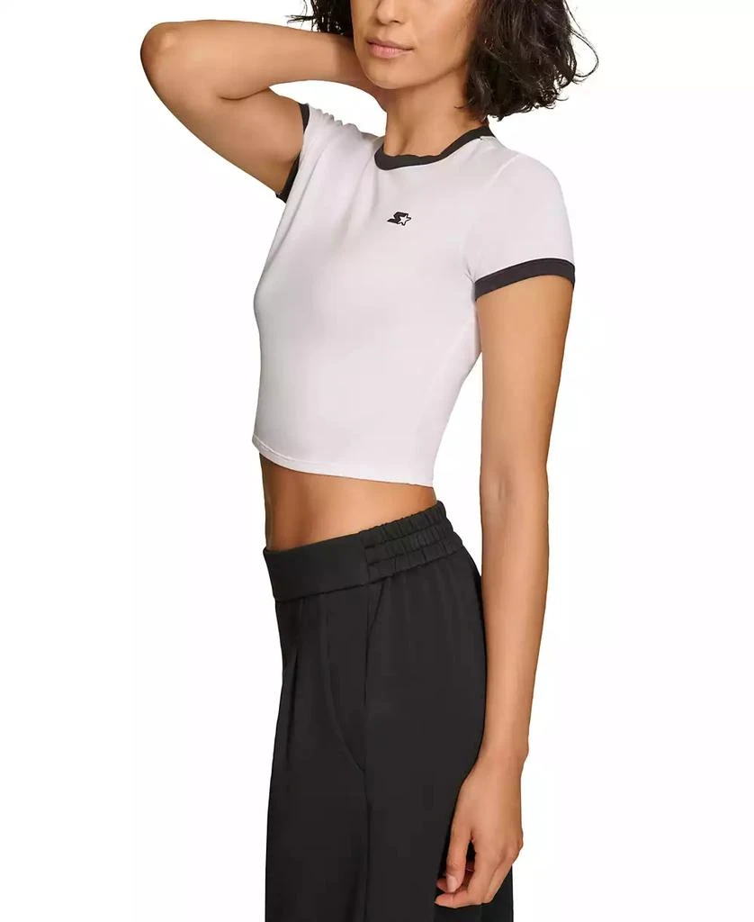 Starter Women's Cropped Ringer Baby T-Shirt 3