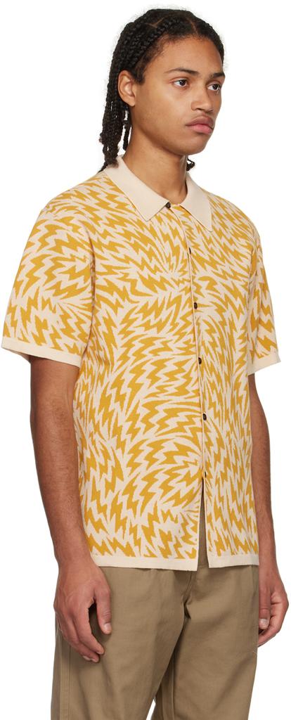 Double Rainbouu Yellow & White She's Electric Shirt
