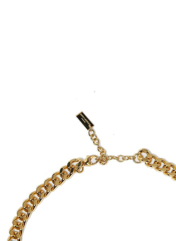 Yves Saint Laurent Saint Laurent Flat Curb Chain Necklace 2