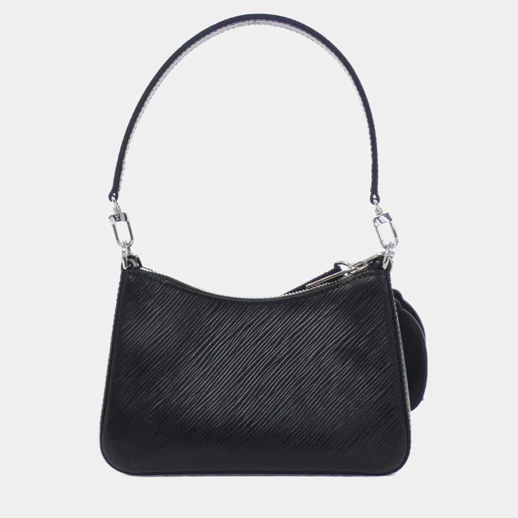 Louis Vuitton Louis Vuitton Marellini Black Leather Shoulder Bag 2