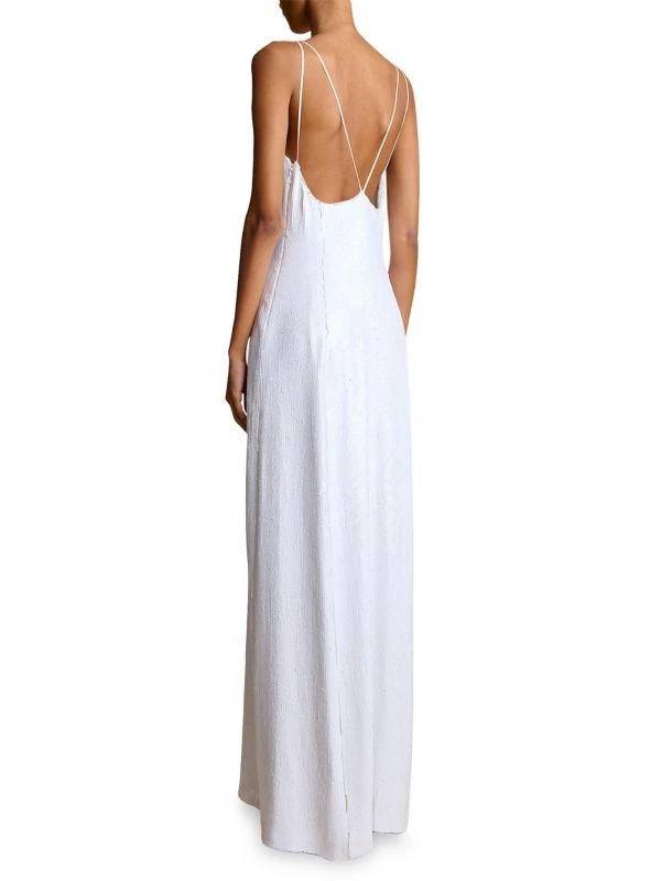 carina sequin maxi dress Carina Embellished Sequin Maxi Dress