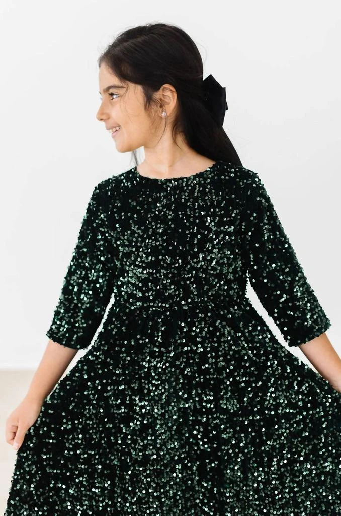 Mila 
Rose Mila 
Rose - Girls
 Velvet Sequin Dress 3