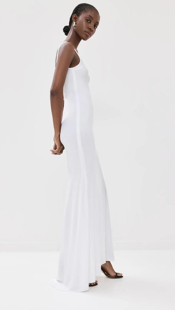LaQuan Smith Backless Gown with Train Detail 5