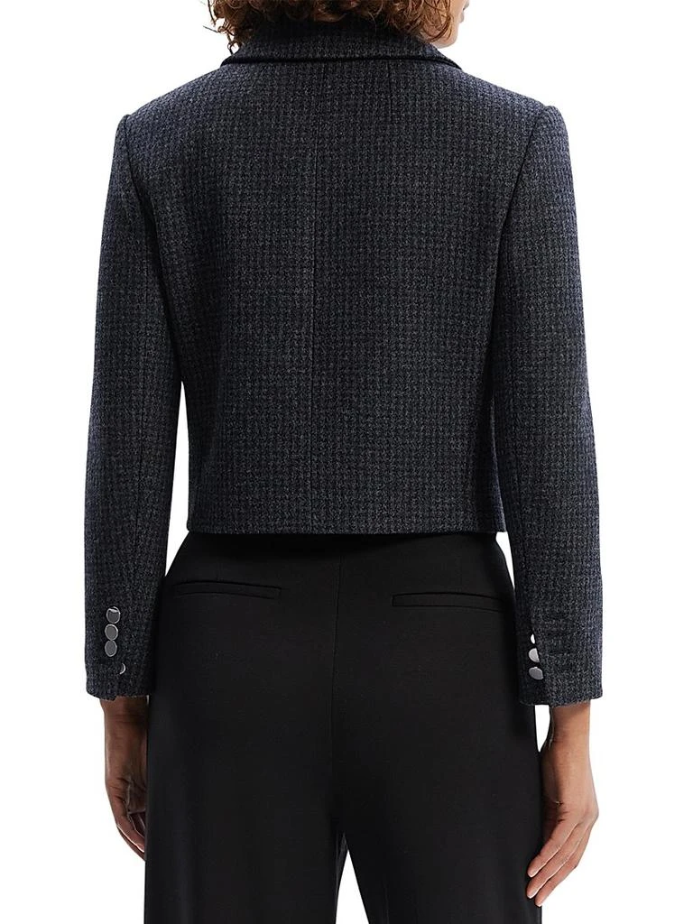 Theory Wool-Blend Boxy Crop Jacket 5