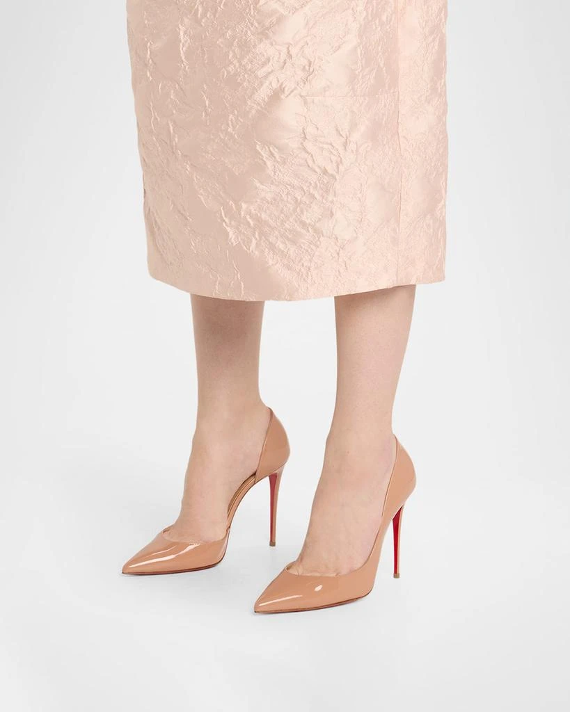 Christian Louboutin 100mm Iriza Patent Open-Side Pumps 3