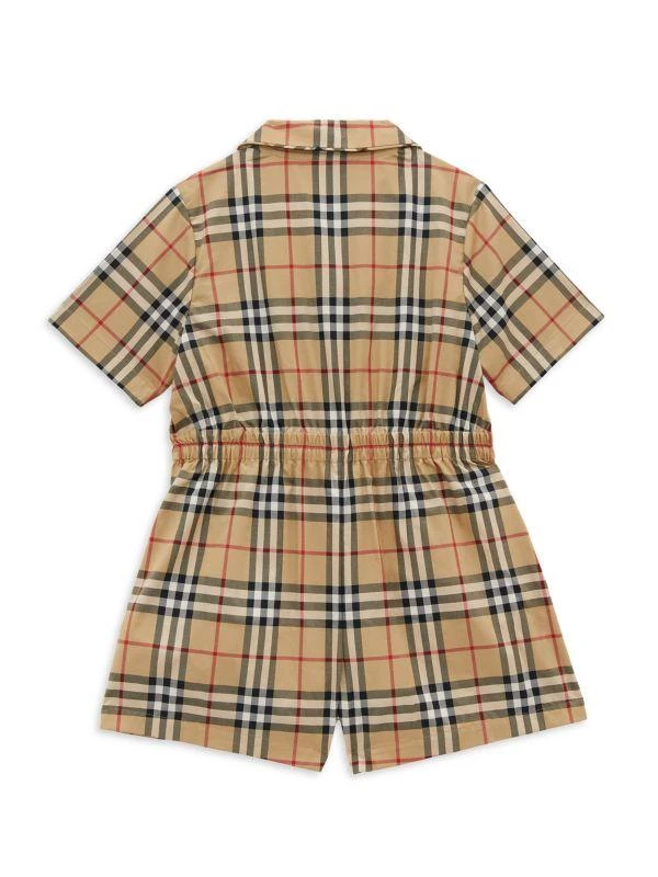 Burberry Little Girl's & Girl's Meredith Check Playsuit 2