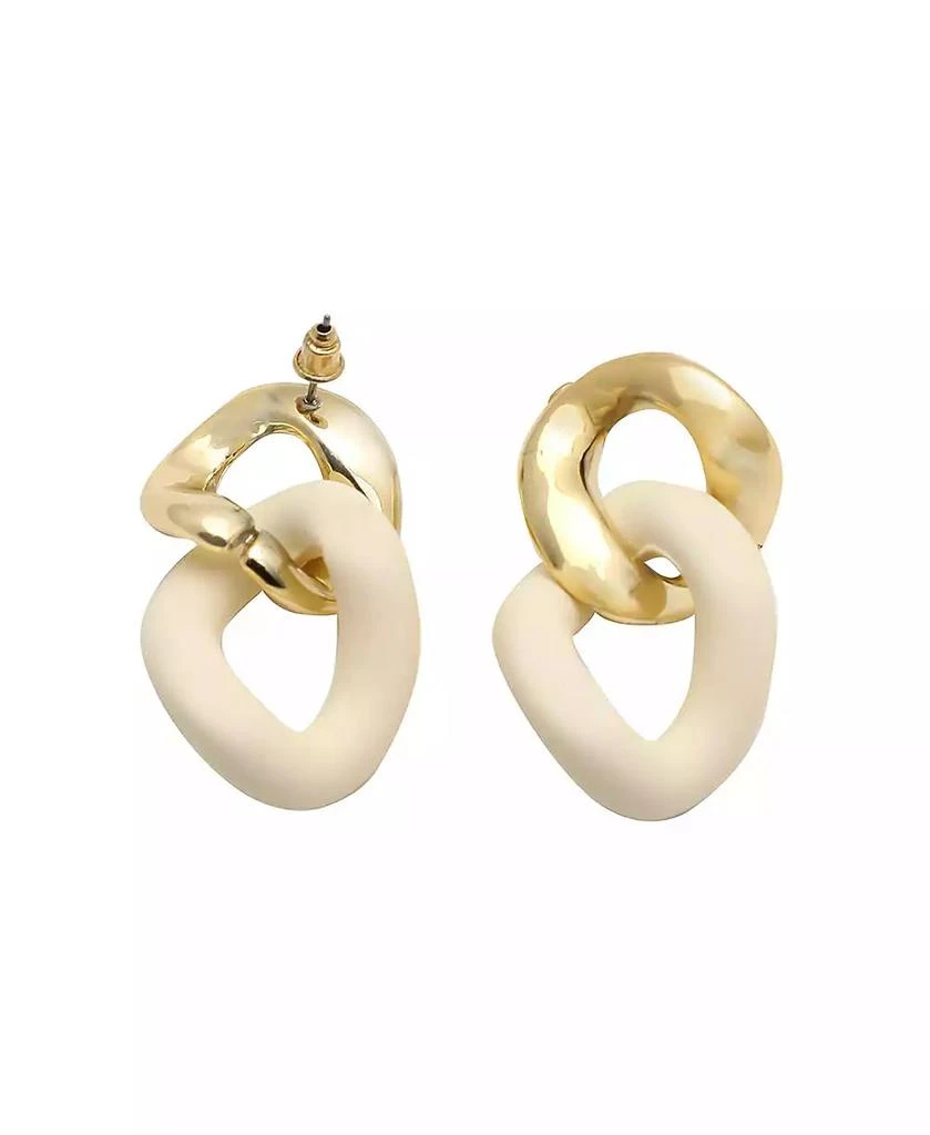 SOHI Chainlink Drop Earrings