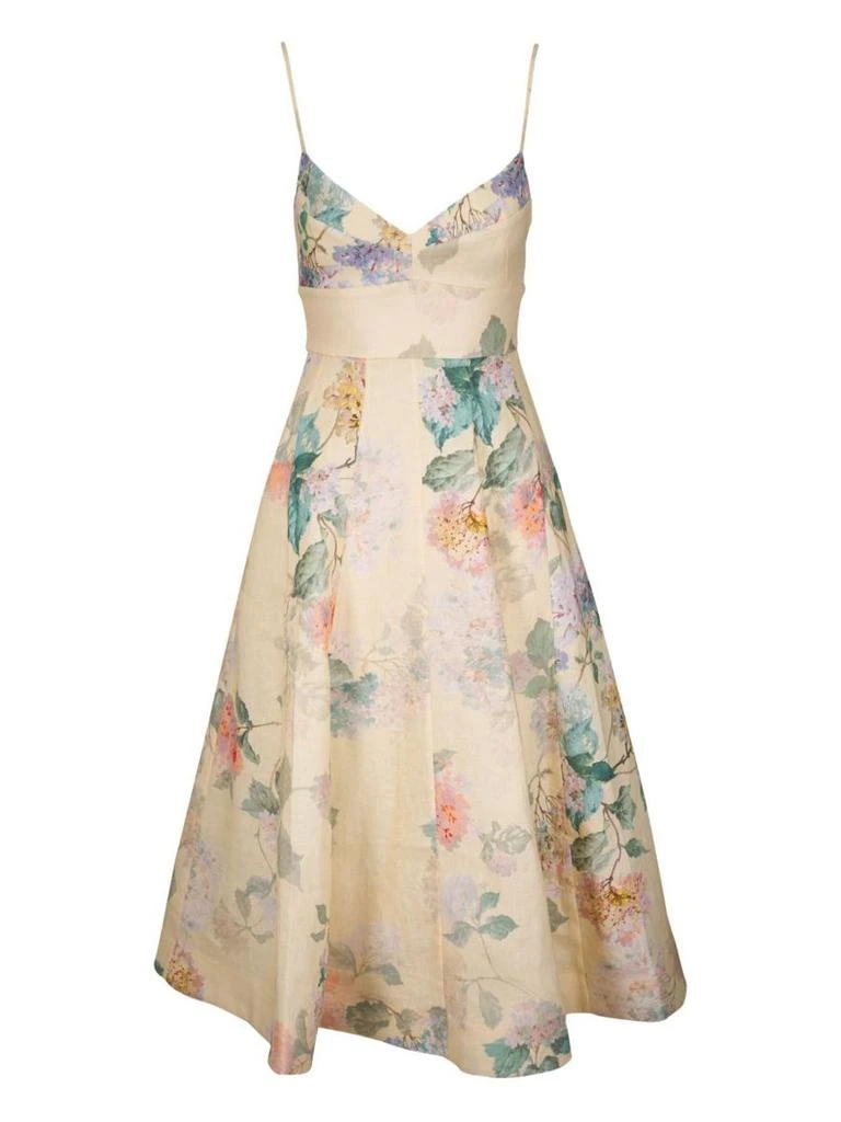 pink linen halter dress Faithfull The Brand Juan Striped Linen Halter Mini Dress main image 0