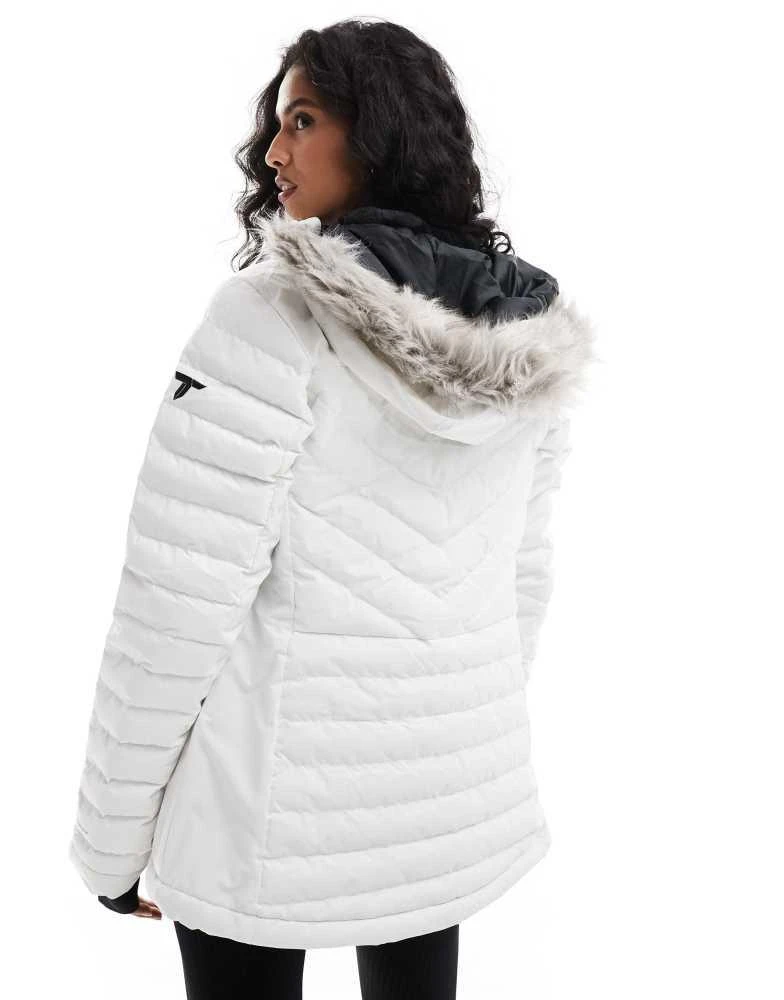 Columbia Columbia Bird Mountain III insulated ski jacket in white 2