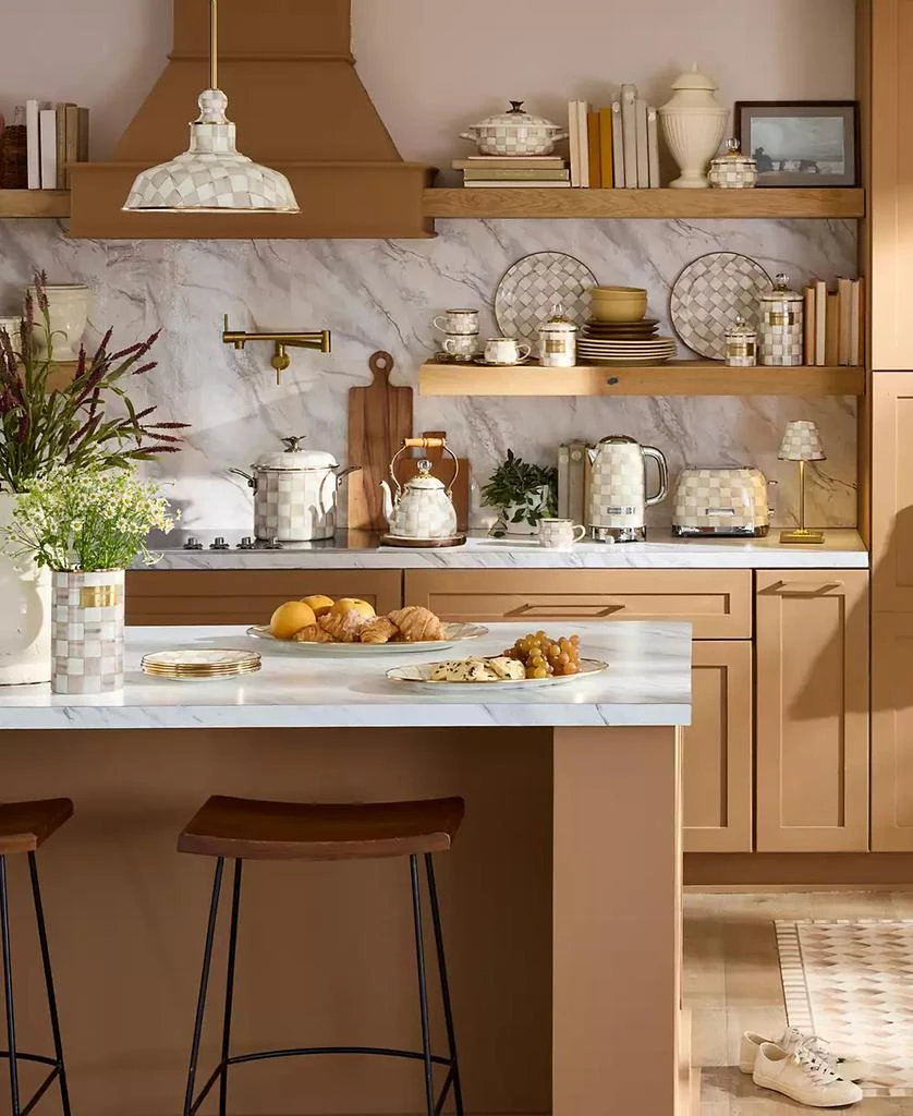 MacKenzie-Childs Mocha Check 2-Slice Toaster 7