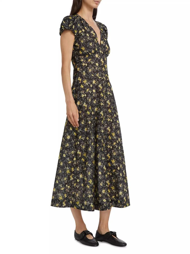 DÔEN Rosalinda Floral Midi-Dress 4