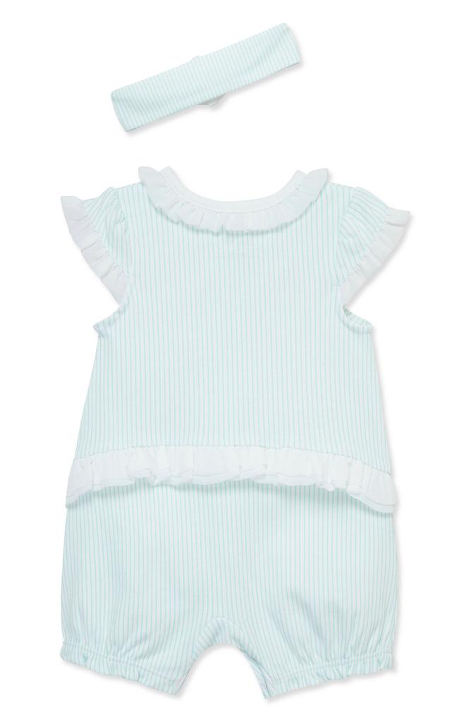 Little Me Strawberry Romper & Headband Set
