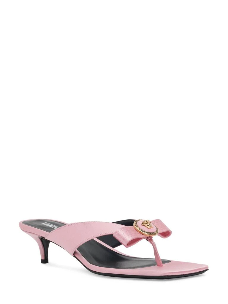 Versace 45mm Satin Thong Sandals 2