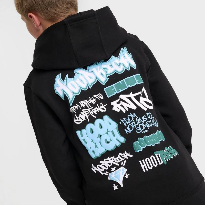 Hoodrich Kids' Hoodrich Graffiti Pullover Hoodie 6