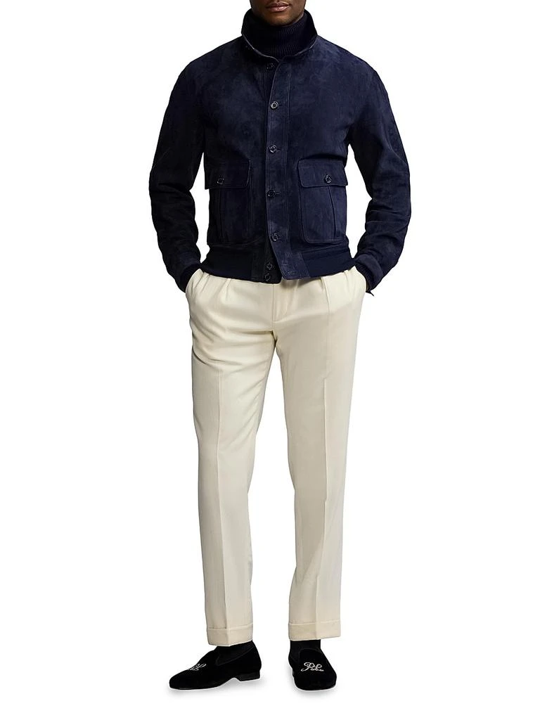 Ralph Lauren Calloway Suede Bomber Jacket 2