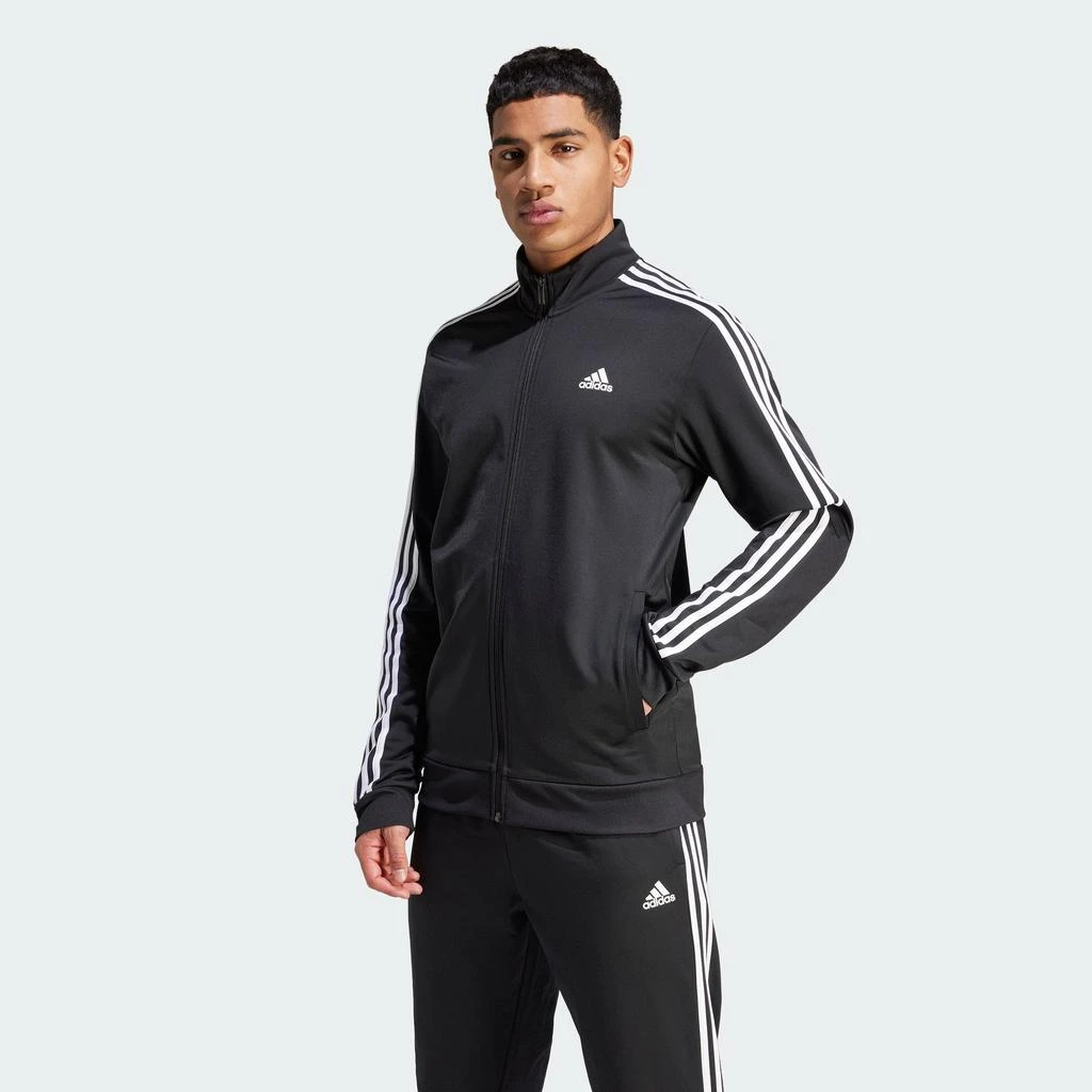 adidas Men's adidas Essentials Warm-Up 3-Stripes Track Jacket 1