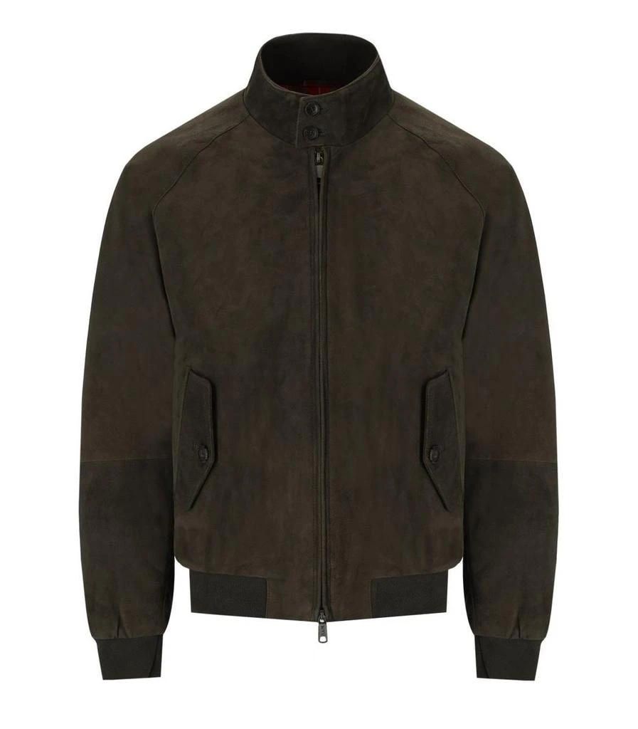 Baracuta BARACUTA  G9 SUÈDE WINTER MILITARY GREEN BOMBER JACKET 1