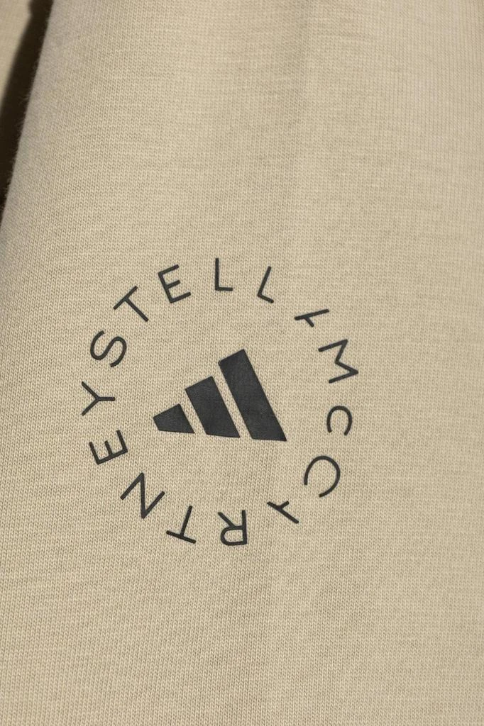Adidas Logo Printed Curved Hem T-shirt 4