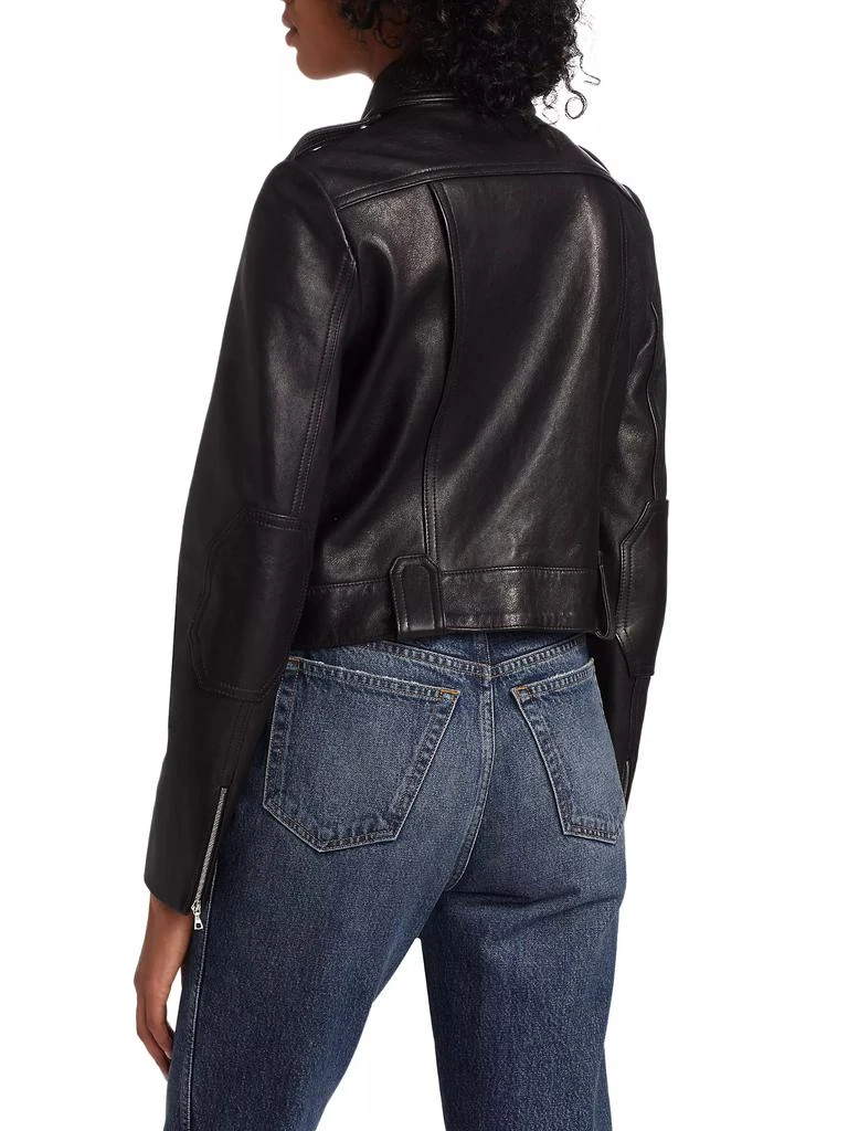 Khaite Cordelia Moto Leather Jacket 5