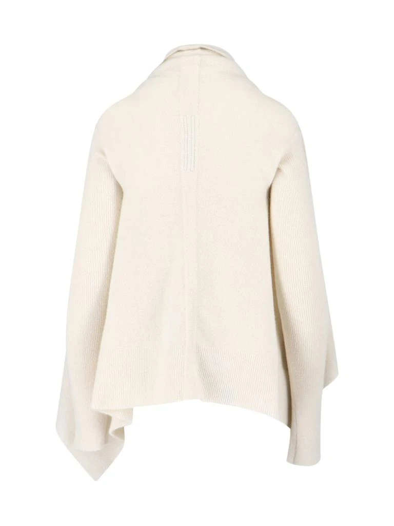 Rick Owens Rick Owens Long-Sleeved Draped Open-Front Cardigan 2